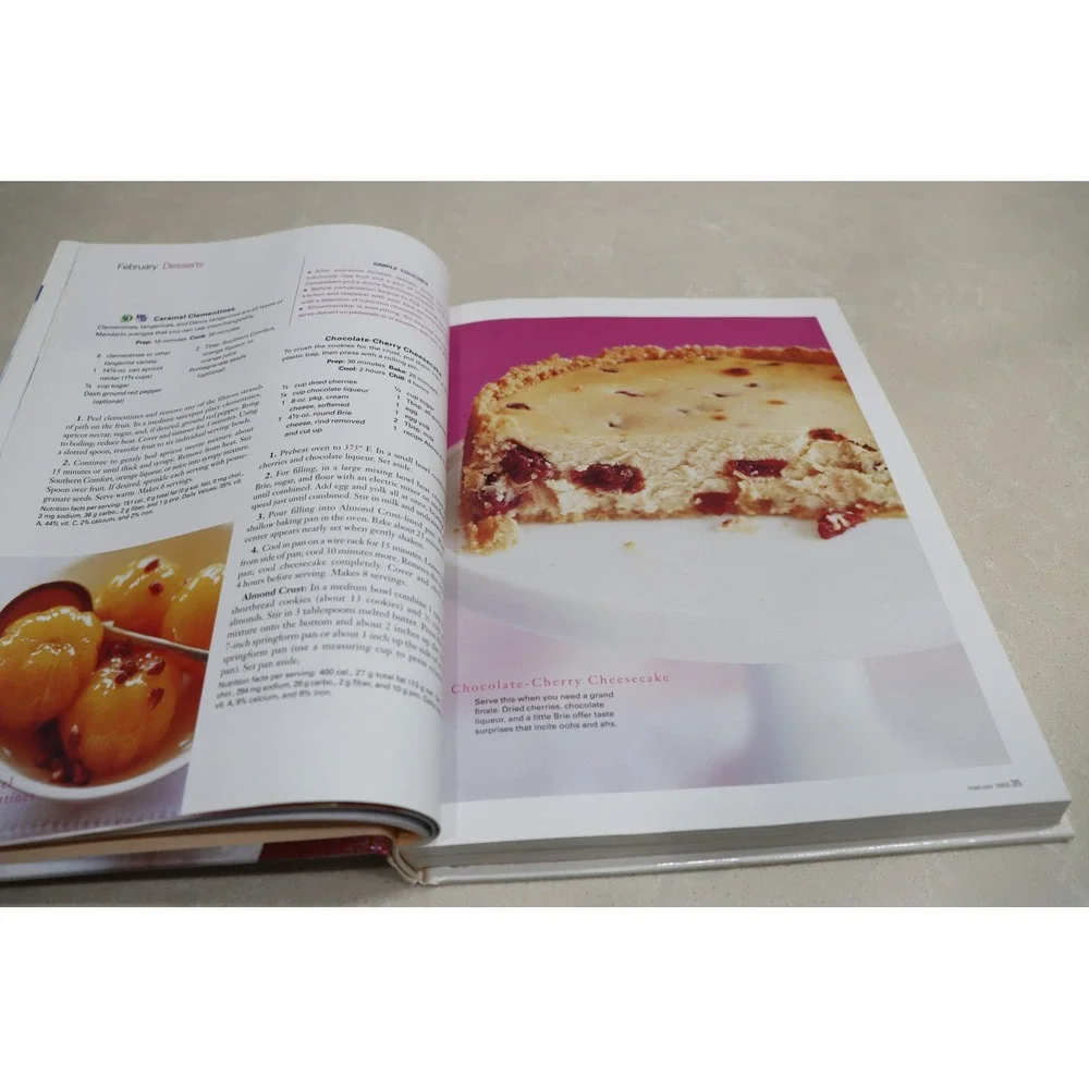Better Homes and Gardens Annual Recipes 2002 Hardcover Cookbook Illustrated
